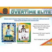 2023/24 Topps Chrome Overtime Elite Basketball Hobby Box