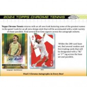 2024 Topps Chrome Tennis Hobby Box