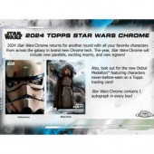 2024 Topps Star Wars Chrome Hobby 8 Box Case