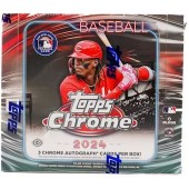 2024 Topps Chrome Baseball Jumbo HTA 8 Box Case