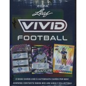 2024 Leaf Vivid Football 10 Box Case